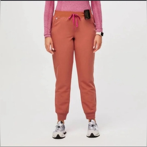 Figs Zamora Jogger Scrub Pants SZ XXL Terracotta - Picture 1 of 11